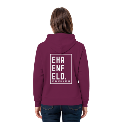 Ehrenfeld Koordinaten (großer Druck auf dem Rücken) - Premium Unisex Hoodie