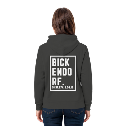 Bickendorf Koordinaten (großer Druck auf dem Rücken) - Premium Unisex Hoodie