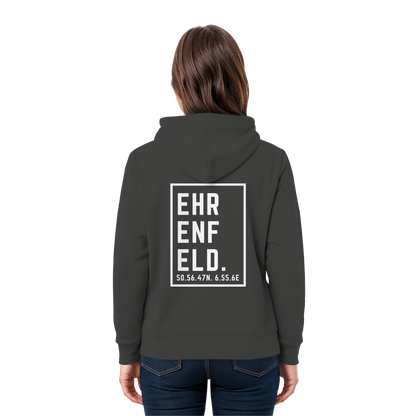 Ehrenfeld Koordinaten (großer Druck auf dem Rücken) - Premium Unisex Hoodie