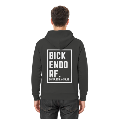 Bickendorf Koordinaten (großer Druck auf dem Rücken) - Premium Unisex Hoodie