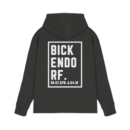 Bickendorf Koordinaten (großer Druck auf dem Rücken) - Premium Unisex Hoodie