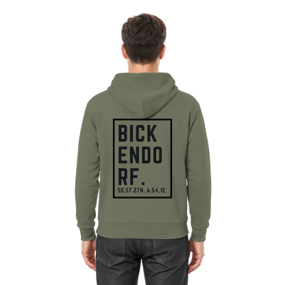 Bickendorf Koordinaten (großer Druck auf dem Rücken) - Premium Unisex Hoodie
