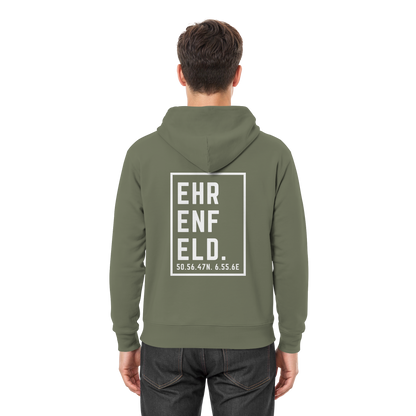 Ehrenfeld Koordinaten (großer Druck auf dem Rücken) - Premium Unisex Hoodie
