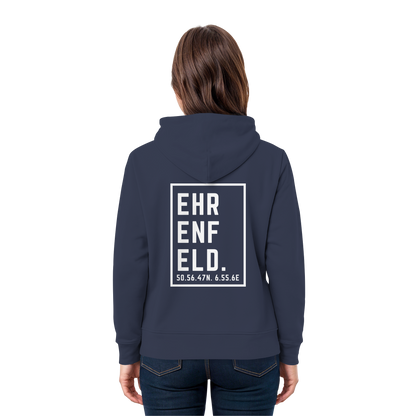 Ehrenfeld Koordinaten (großer Druck auf dem Rücken) - Premium Unisex Hoodie