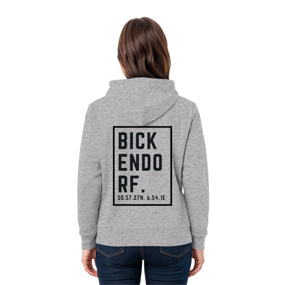 Bickendorf Koordinaten (großer Druck auf dem Rücken) - Premium Unisex Hoodie