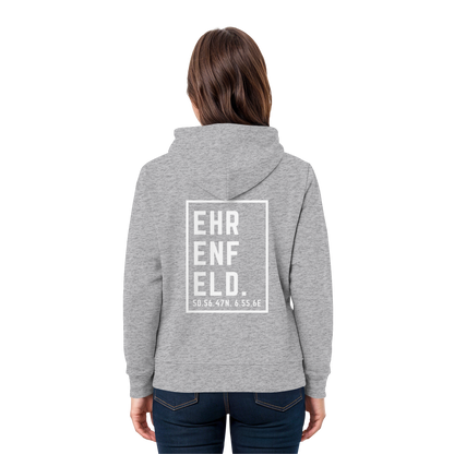 Ehrenfeld Koordinaten (großer Druck auf dem Rücken) - Premium Unisex Hoodie