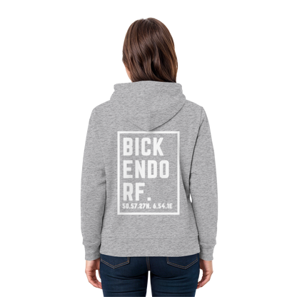 Bickendorf Koordinaten (großer Druck auf dem Rücken) - Premium Unisex Hoodie