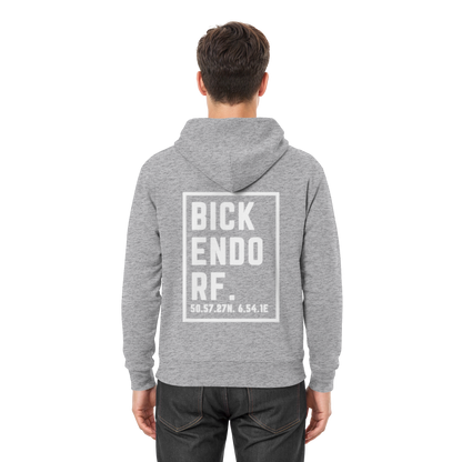 Bickendorf Koordinaten (großer Druck auf dem Rücken) - Premium Unisex Hoodie
