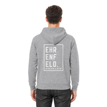 Ehrenfeld Koordinaten (großer Druck auf dem Rücken) - Premium Unisex Hoodie