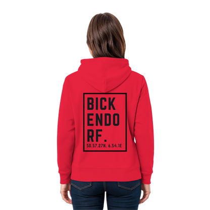 Bickendorf Koordinaten (großer Druck auf dem Rücken) - Premium Unisex Hoodie