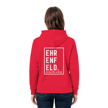 Ehrenfeld Koordinaten (großer Druck auf dem Rücken) - Premium Unisex Hoodie