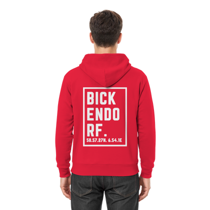 Bickendorf Koordinaten (großer Druck auf dem Rücken) - Premium Unisex Hoodie