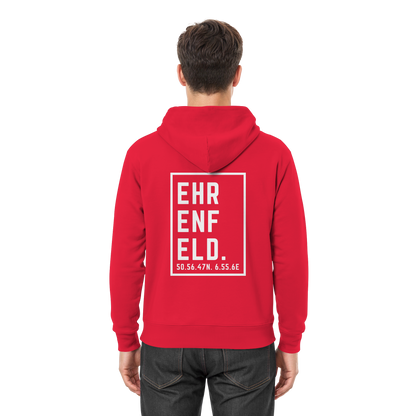 Ehrenfeld Koordinaten (großer Druck auf dem Rücken) - Premium Unisex Hoodie