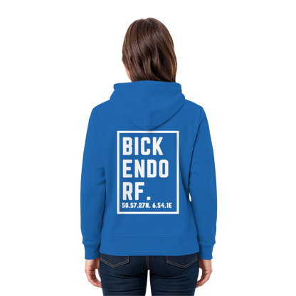 Bickendorf Koordinaten (großer Druck auf dem Rücken) - Premium Unisex Hoodie