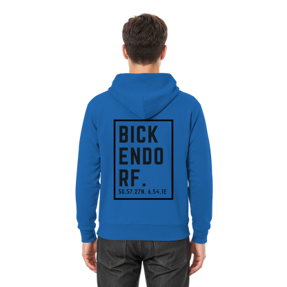 Bickendorf Koordinaten (großer Druck auf dem Rücken) - Premium Unisex Hoodie