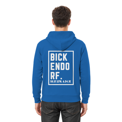 Bickendorf Koordinaten (großer Druck auf dem Rücken) - Premium Unisex Hoodie