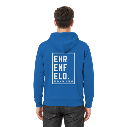 Ehrenfeld Koordinaten (großer Druck auf dem Rücken) - Premium Unisex Hoodie