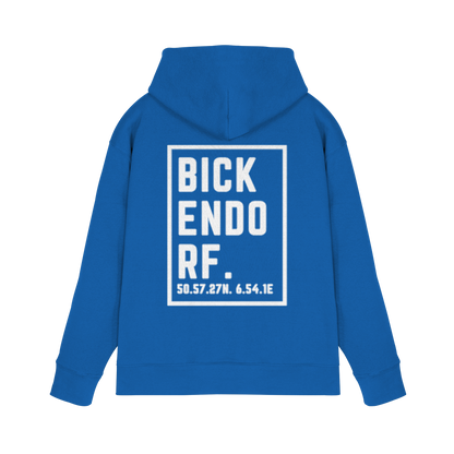 Bickendorf Koordinaten (großer Druck auf dem Rücken) - Premium Unisex Hoodie