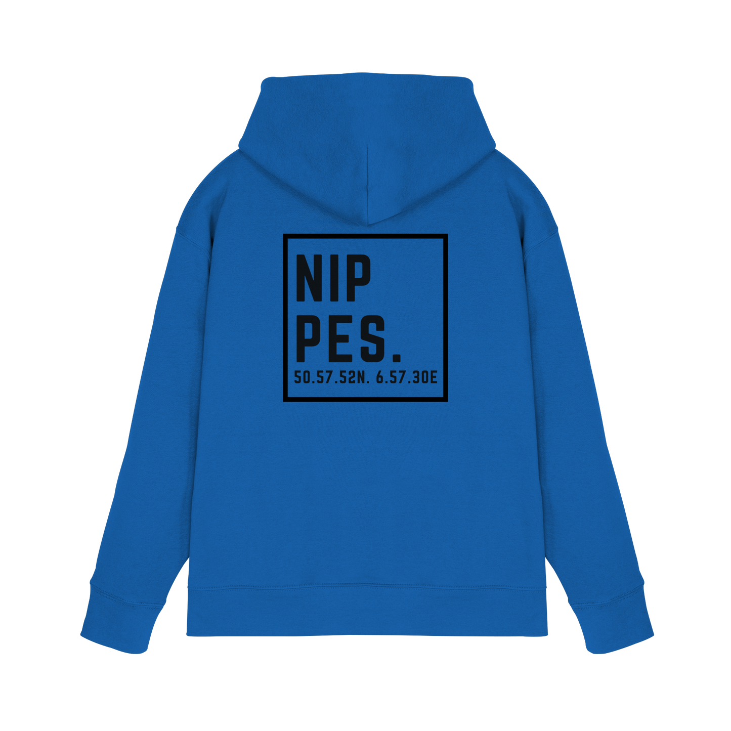 Nippes Koordinaten (großer Druck auf dem Rücken) - Premium Unisex Hoodie