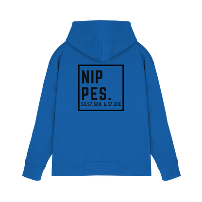 Nippes Koordinaten (großer Druck auf dem Rücken) - Premium Unisex Hoodie
