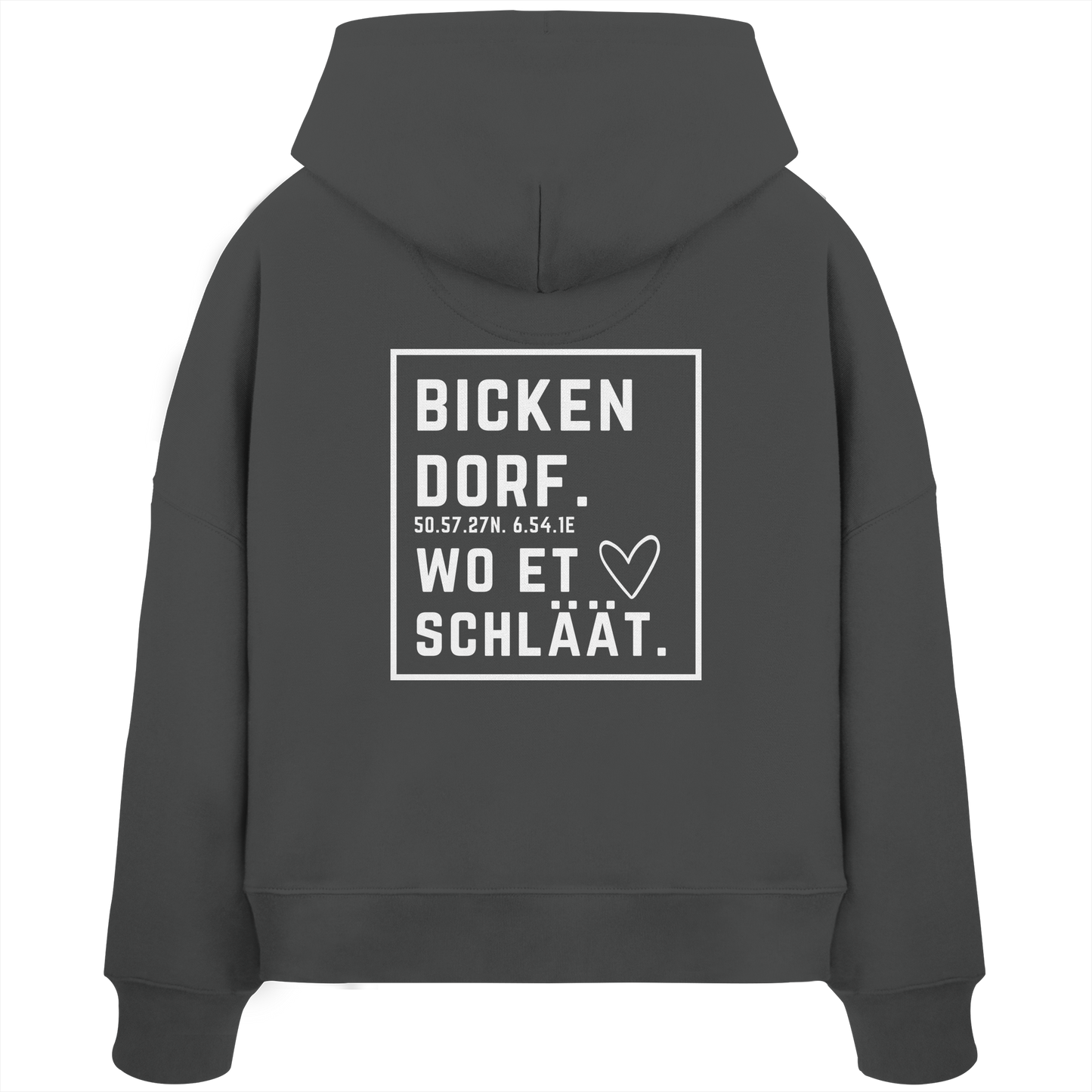 Bickendorf Hätz Druck - Womens Organic Boxcut Hoodie