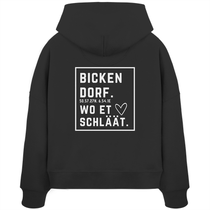 Bickendorf Hätz Druck - Womens Organic Boxcut Hoodie