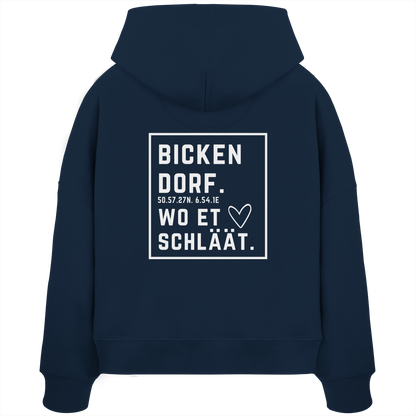 Bickendorf Hätz Druck - Womens Organic Boxcut Hoodie