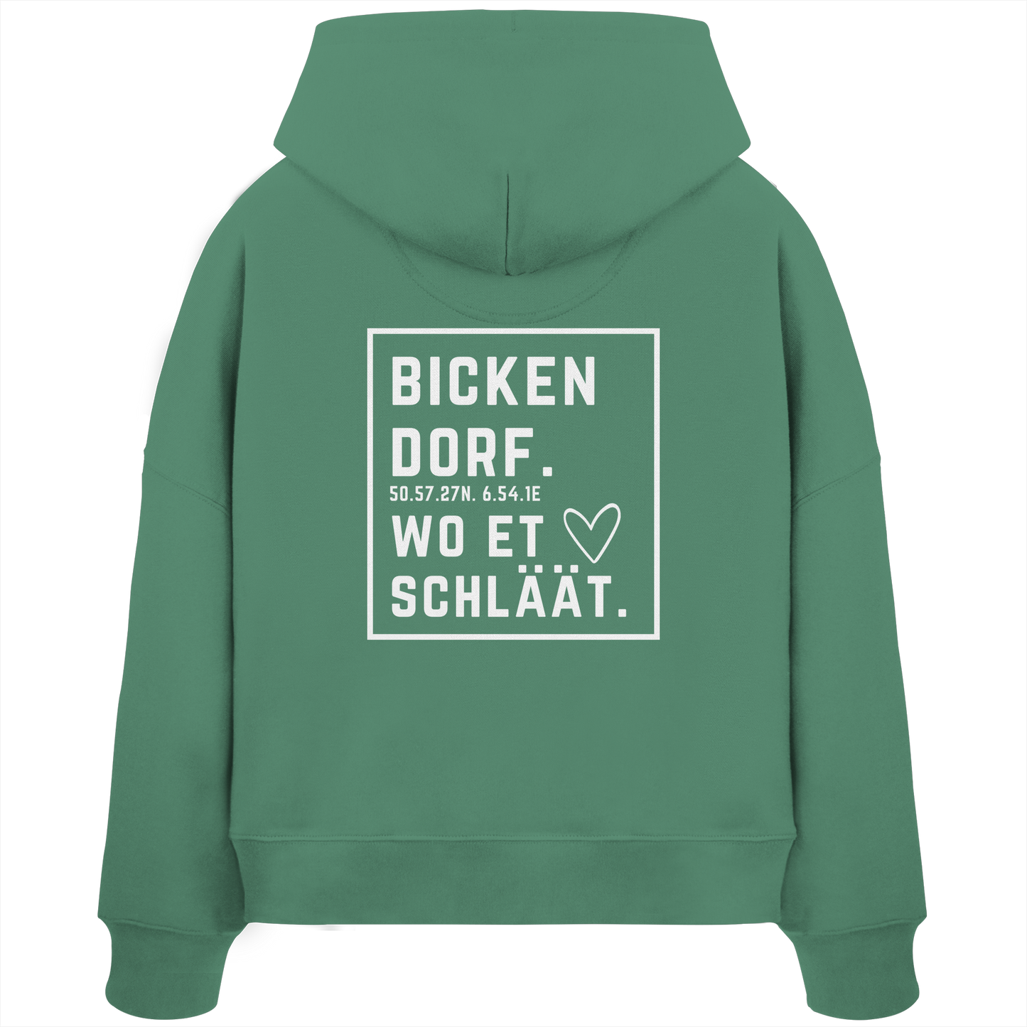 Bickendorf Hätz Druck - Womens Organic Boxcut Hoodie