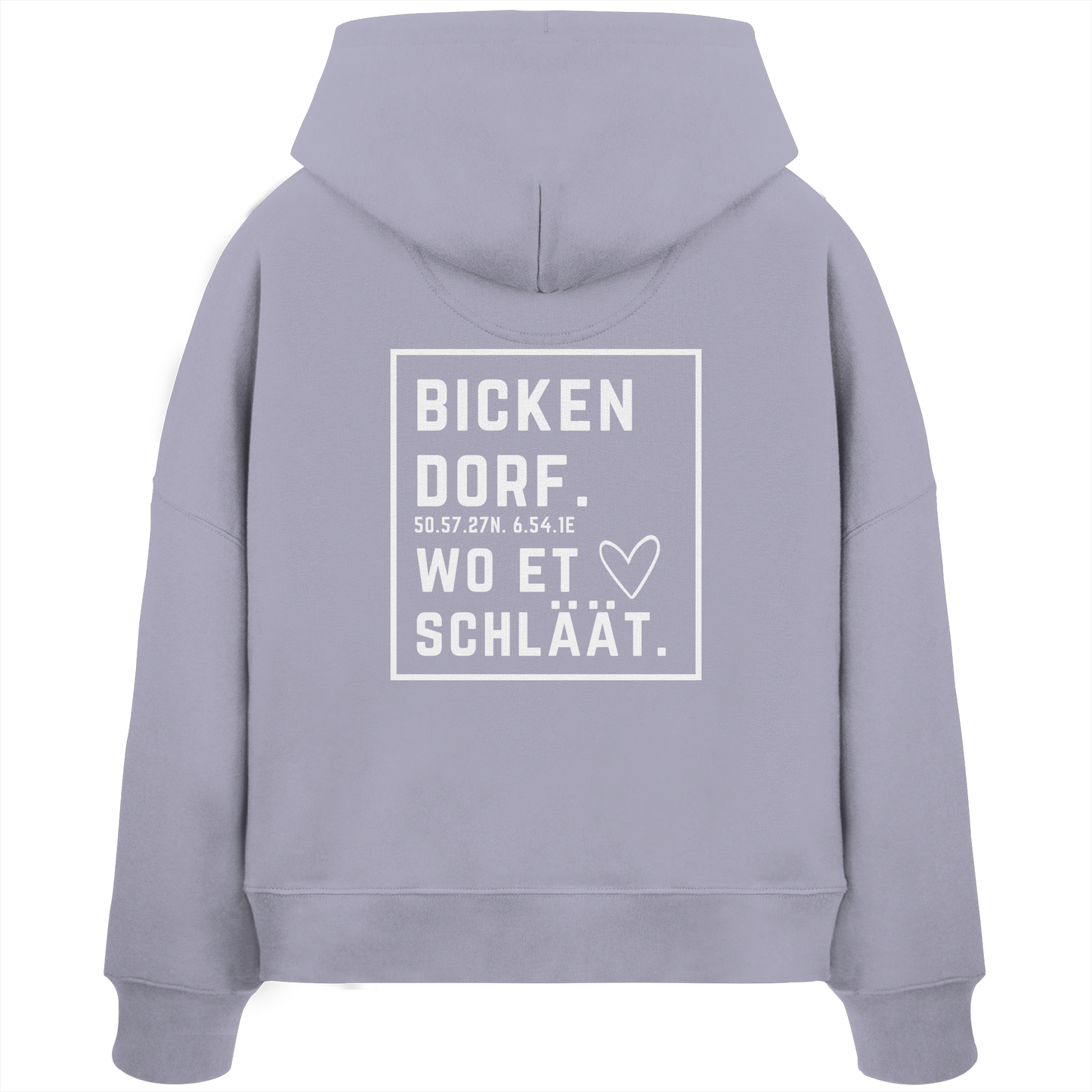 Bickendorf Hätz Druck - Womens Organic Boxcut Hoodie