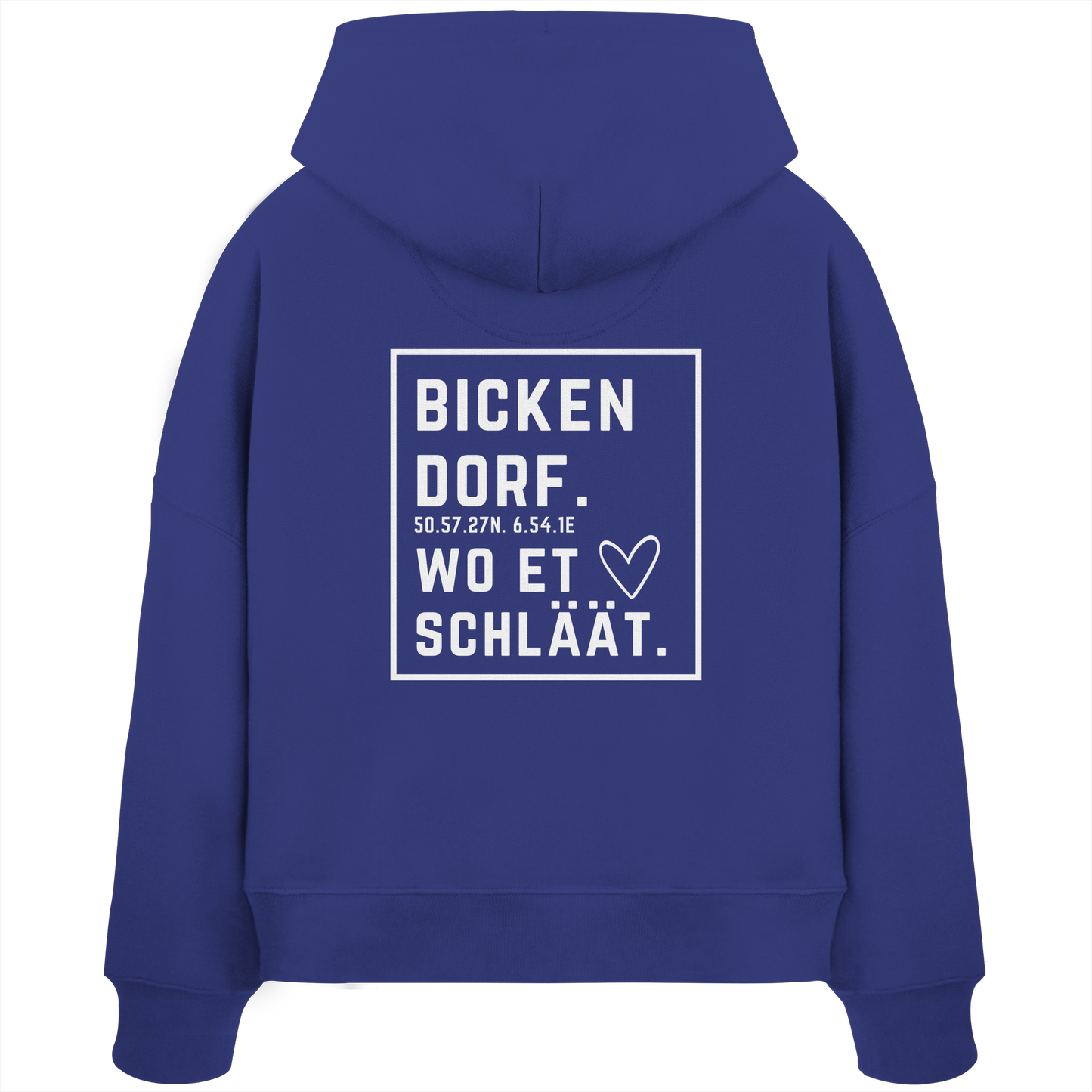 Bickendorf Hätz Druck - Womens Organic Boxcut Hoodie