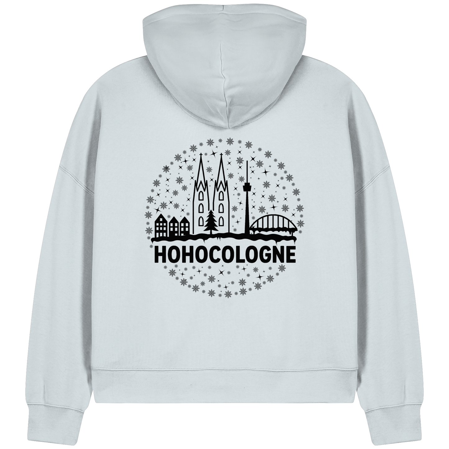 HOHOCologne Druck - Womens Organic Boxcut Zipper