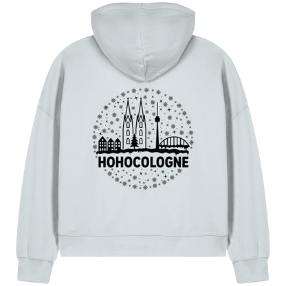 HOHOCologne Druck - Womens Organic Boxcut Zipper