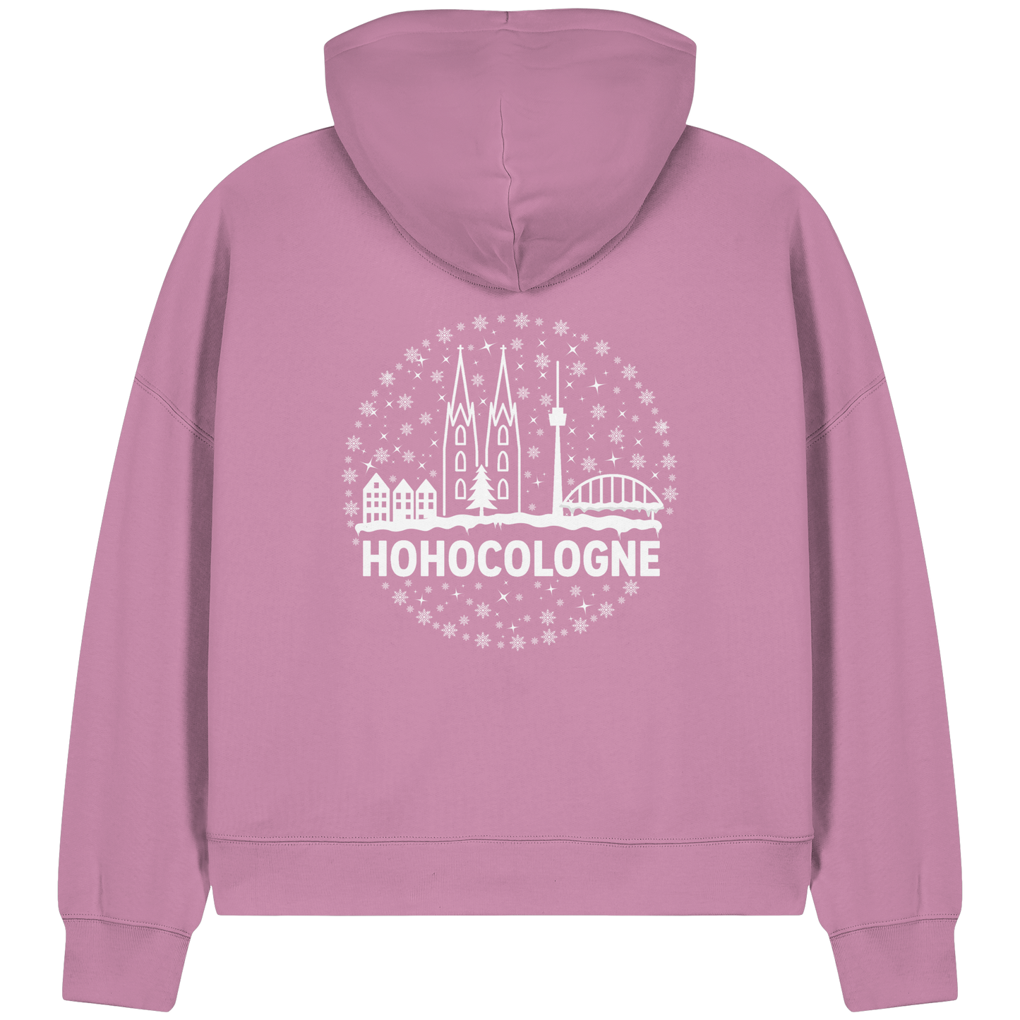 HOHOCologne Druck - Womens Organic Boxcut Zipper