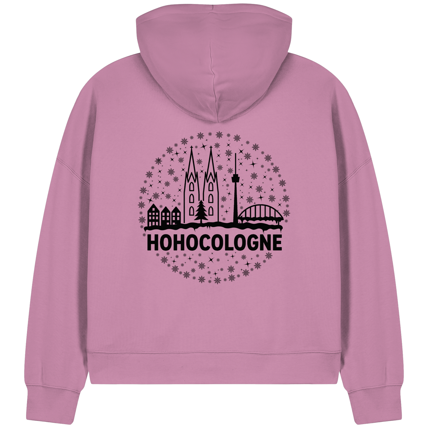 HOHOCologne Druck - Womens Organic Boxcut Zipper