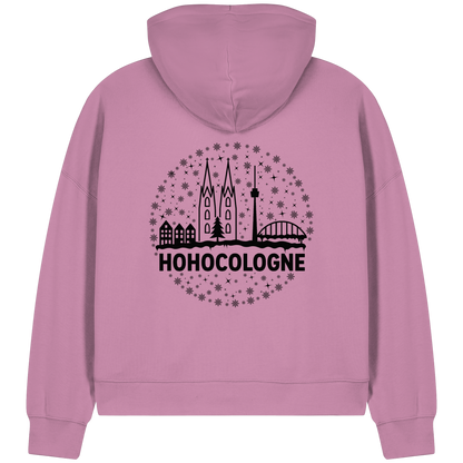 HOHOCologne Druck - Womens Organic Boxcut Zipper