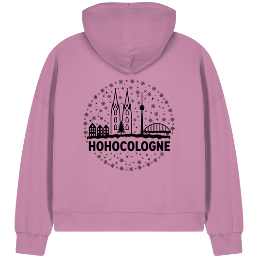 HOHOCologne Druck - Womens Organic Boxcut Zipper