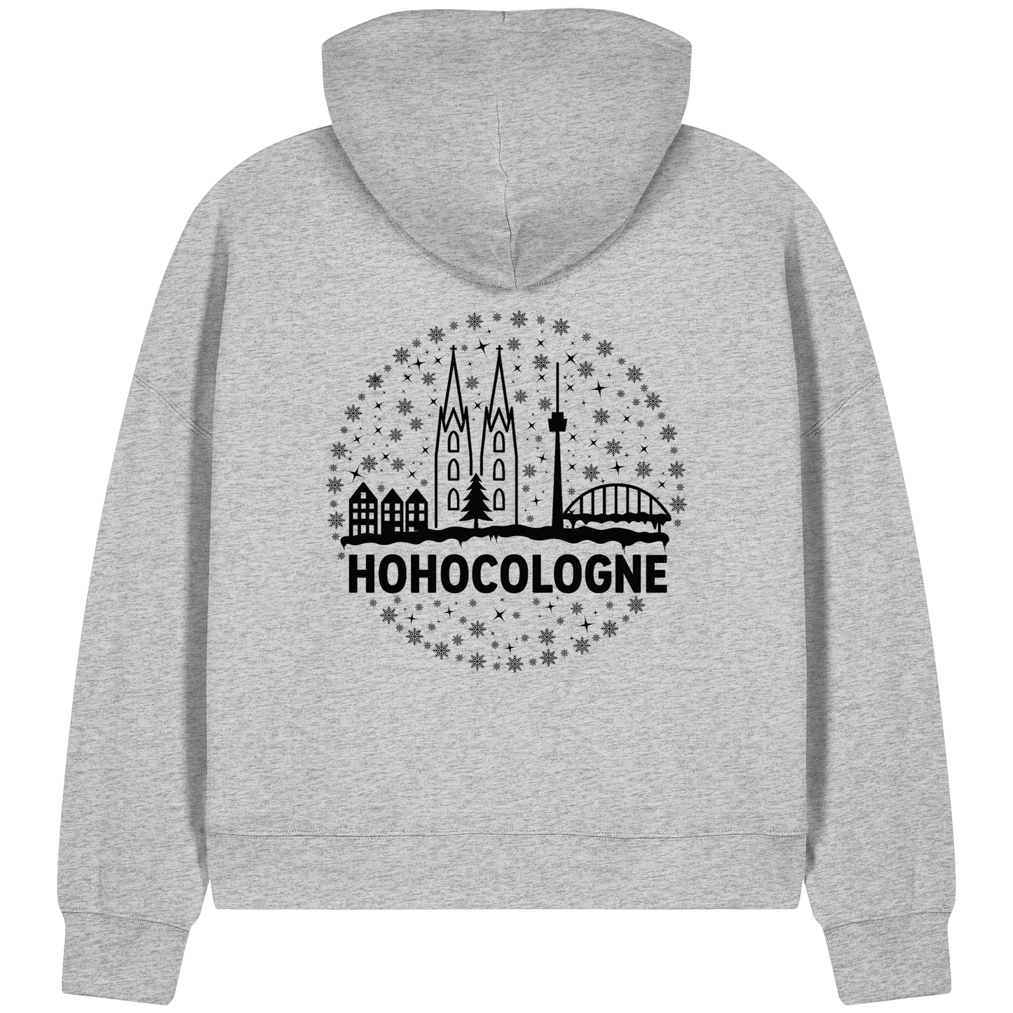 HOHOCologne Druck - Womens Organic Boxcut Zipper