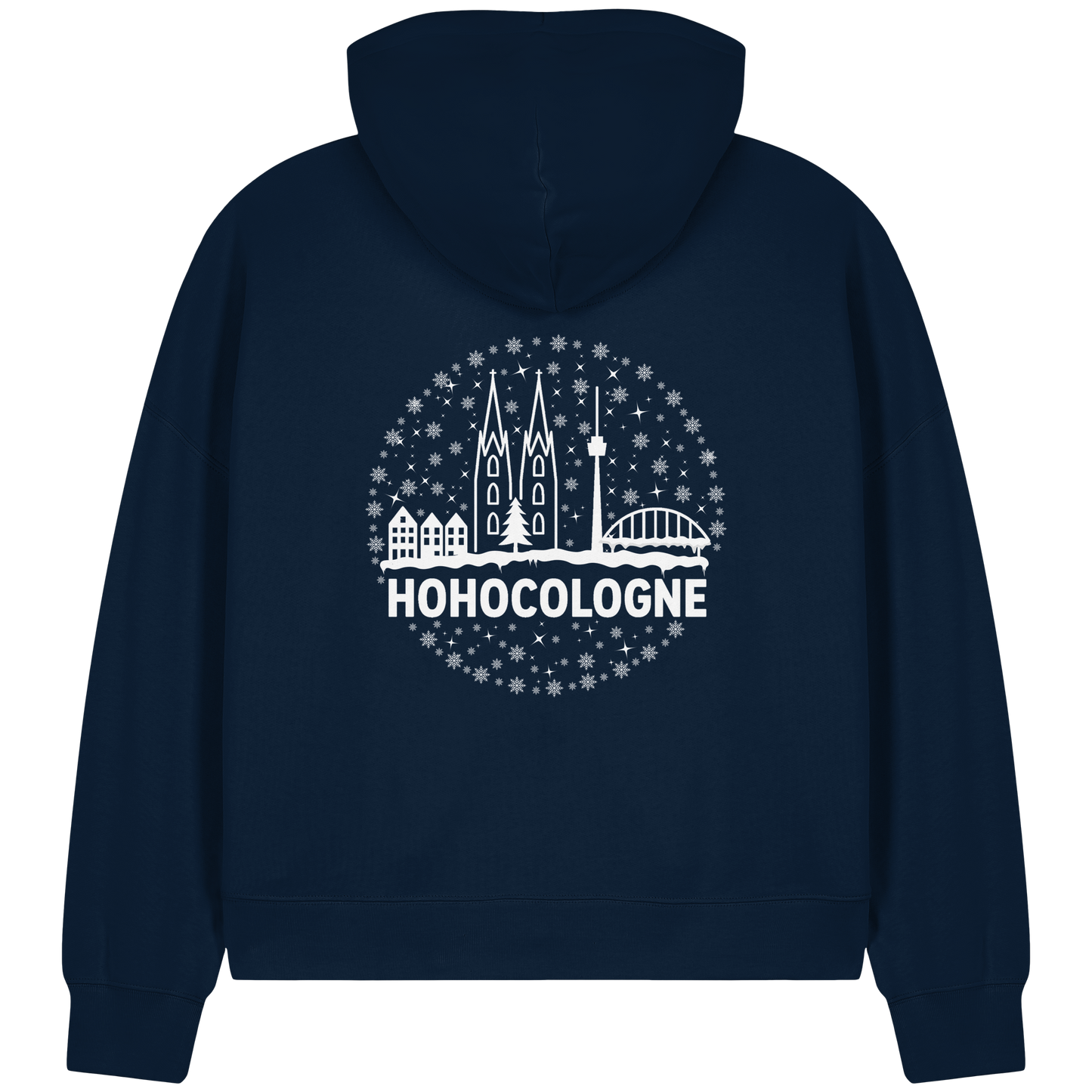 HOHOCologne Druck - Womens Organic Boxcut Zipper