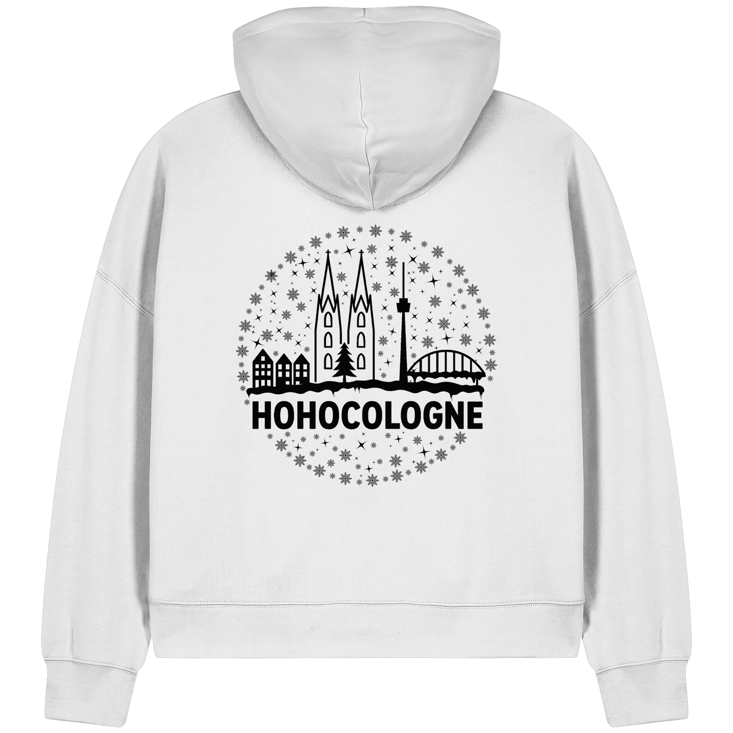 HOHOCologne Druck - Womens Organic Boxcut Zipper