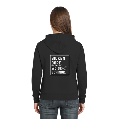 Wo de Sonn schingk - Bickendorf Druck Rücken - Zipper