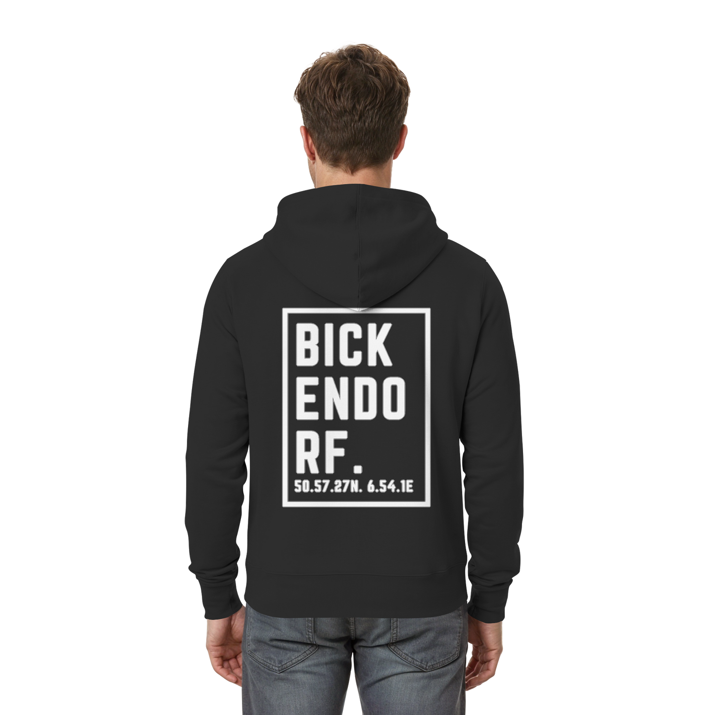 Bickendorf Koordinaten (großer Druck auf dem Rücken) - Zipper