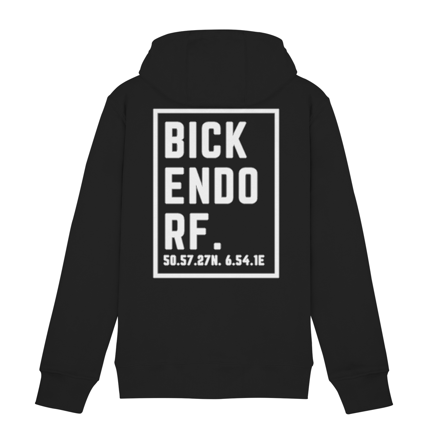 Bickendorf Koordinaten (großer Druck auf dem Rücken) - Zipper