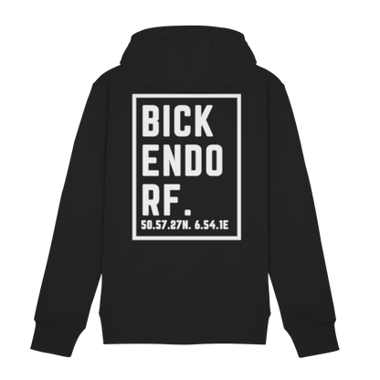 Bickendorf Koordinaten (großer Druck auf dem Rücken) - Zipper