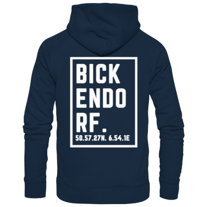 Bickendorf Koordinaten (großer Druck auf dem Rücken) - Zipper