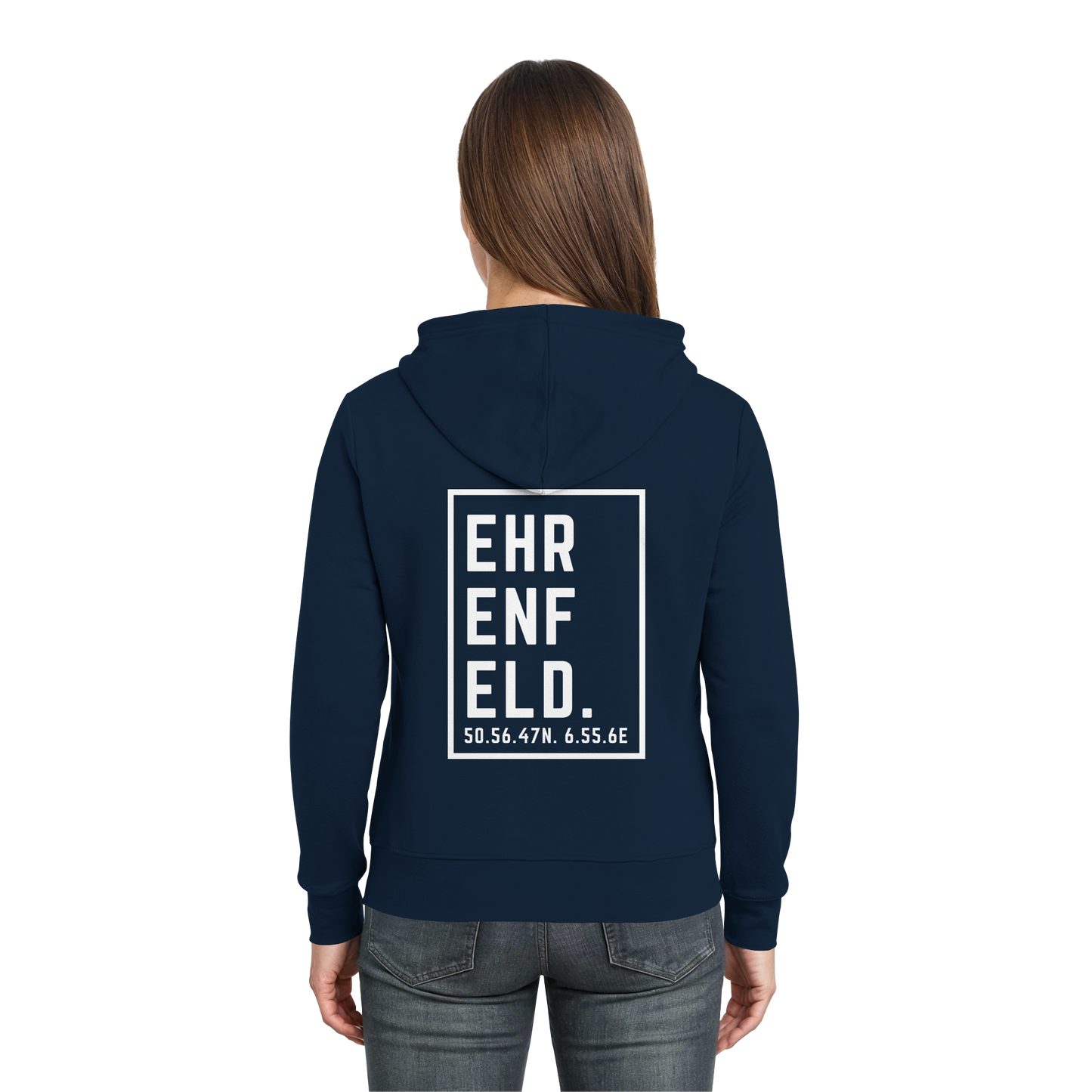 Ehrenfeld Koordinaten (großer Druck auf dem Rücken) - Zipper