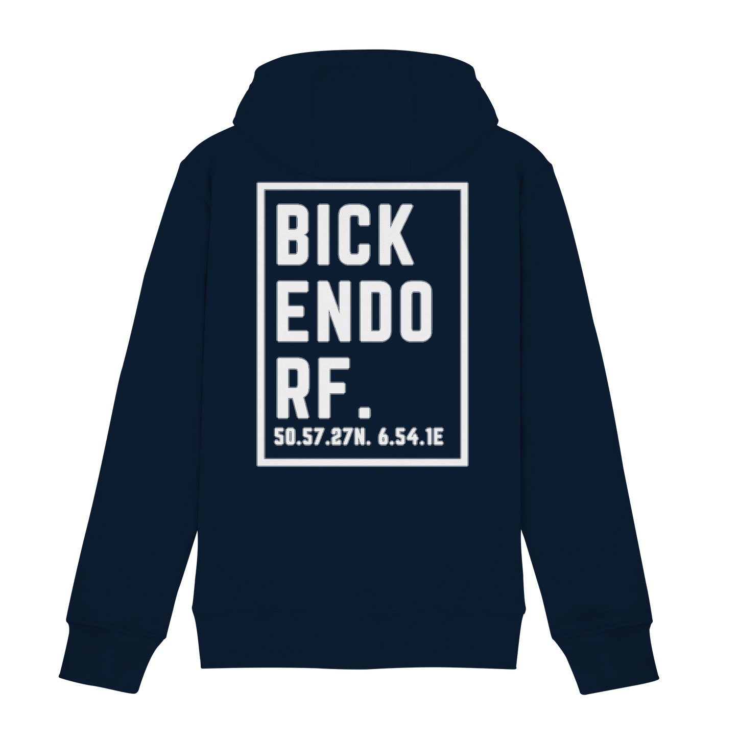 Bickendorf Koordinaten (großer Druck auf dem Rücken) - Zipper