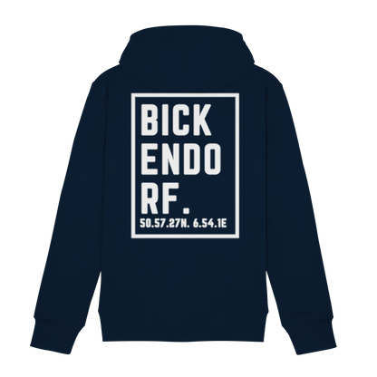 Bickendorf Koordinaten (großer Druck auf dem Rücken) - Zipper