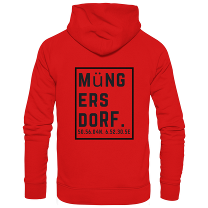 Müngersdorf Koordinaten (großer Druck auf dem Rücken) - Zipper