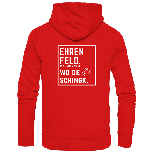 Wo de Sonn schingk - Ehrenfeld Druck Rücken  - Zipper