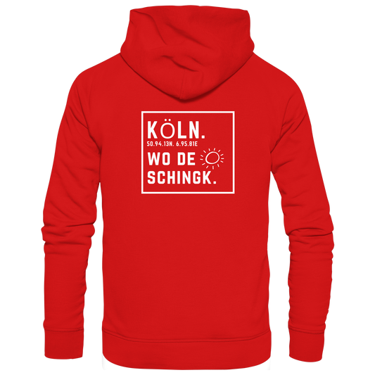 Wo de Sonn schingk - Köln Druck Rücken  - Zipper